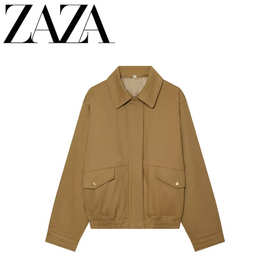ZAZA 自制欧美风 批发女装 时尚百搭气质休闲夹克款式棉服1315969