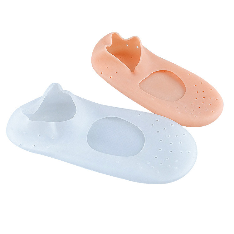 Calcetines de barco de silicona suave, cómodo, transpirable, hidratante, cinta anti-agrietamiento, Calcetines antideslizantes