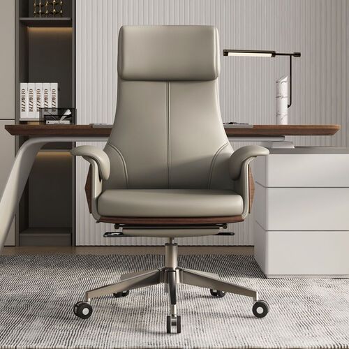 3x Pinyi high-end boss chair leather office chair president computer chair recliner ergonomic sedentary swivel chair