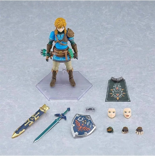 В наличии подвижная фигурка Figma 626 Link Zelda: Tears of the Kingdom Breath of the Wild.