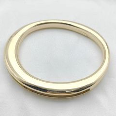 亜鉛合金の大きな手挽きの中で高品質のファッションデザインの手挽きリングの金色の不規則な開口リングの金属部品