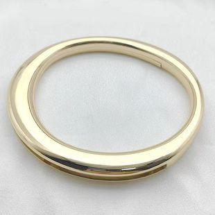 Zinc alloy large hand-in-hand medium and high quality fashion design hand-in-hand ring golden irregular opening ring hardware accessories