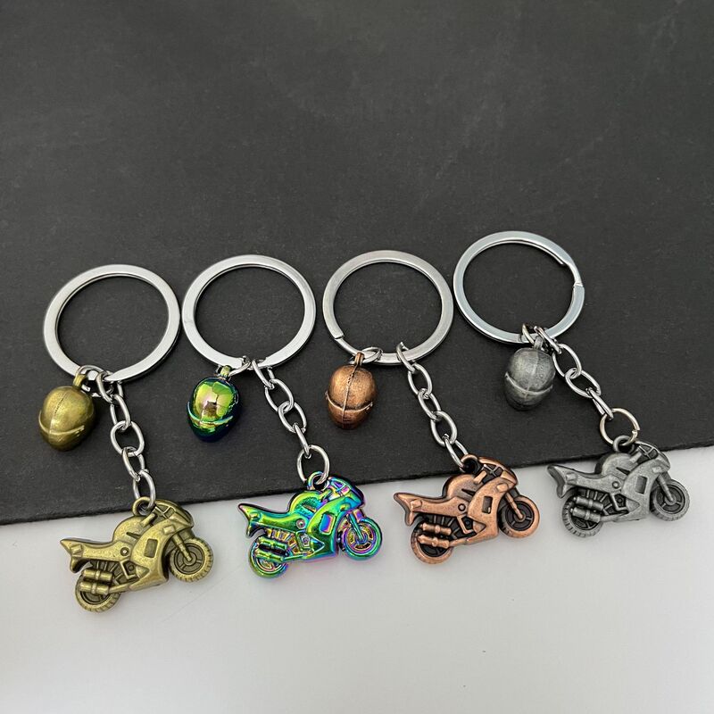 Mini Creative Artificial Motorcycle Jewelry Key Pendant Personalized Harley Motorcycle Racing Pendant Keychain