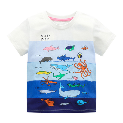 T-shirt Summer Clothing for Girls and Boys, 2025, Baby Cotton Children's Summer Round Neck Short Sleeve Children's Sports Wear