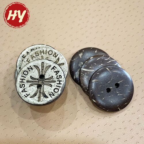 Natural Coconut Shell Button Coconut Button Vintage Button Fashion Lucky Accessories Eco-Friendly Buttons