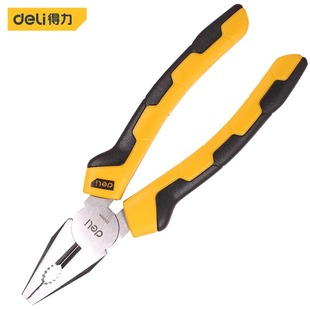 Deli tool DL-L8 multi-function crimping pliers cold pressing terminal electrician special tool wiring manual peeling