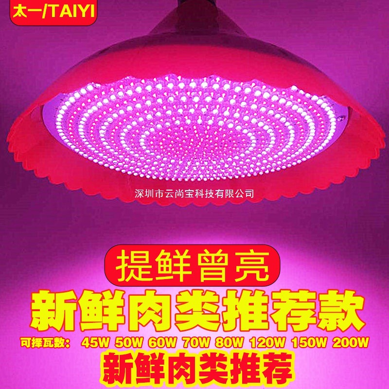 2025新款生鲜灯LED猪肉灯照鲜肉灯冰海鲜灯熟食卤味烧烤灯隐形红