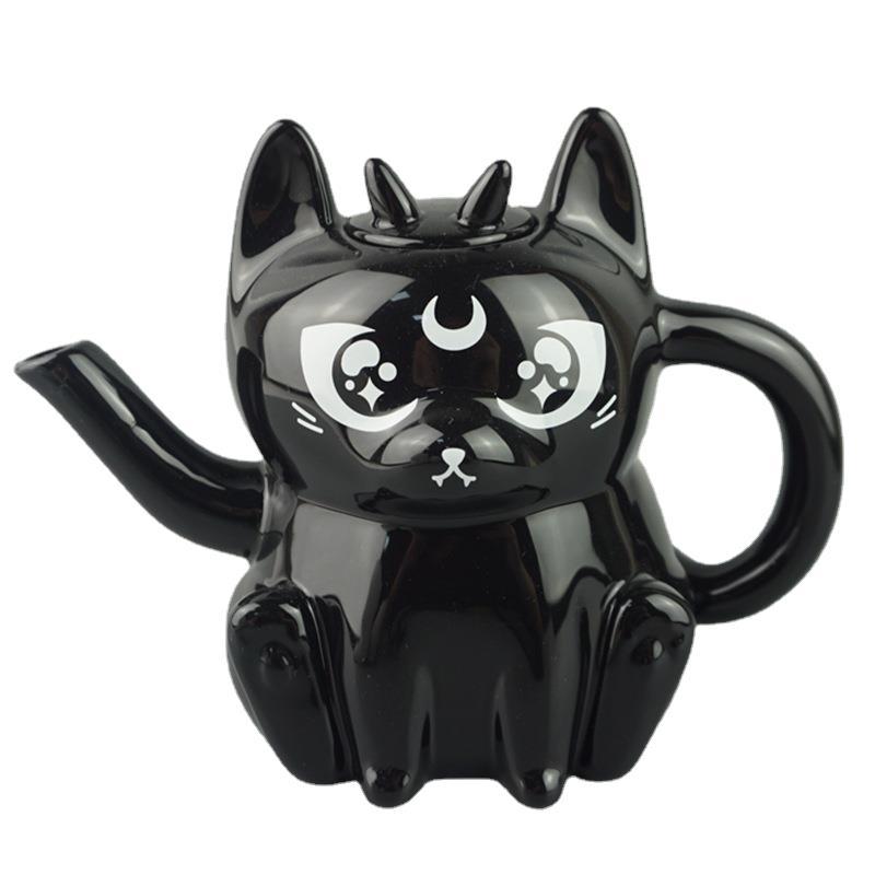 Tetera de cerámica traje europeo olla de leche olla de haz tetera japonesa hervidor de té frío de comercio exterior con tapa