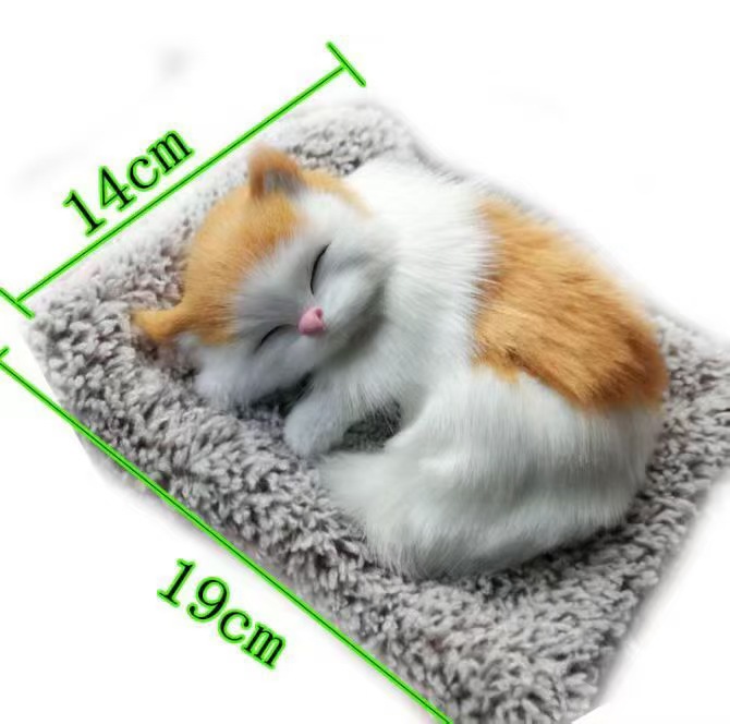 Cojín de tela para gatos y perros llamará simulación de gatos y perros modelo de peluche muñecas muñecas adornos regalos lotes