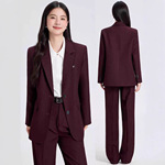 西装职业套装女2025秋冬新款高级感面试正装工作服气质西服外套女