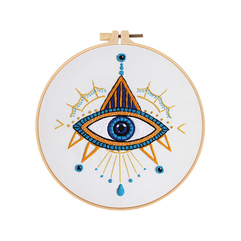 Original nuevo paquete de material bordado a mano DIY transfronterizo amazon inglés astral planeta ojos misteriosos