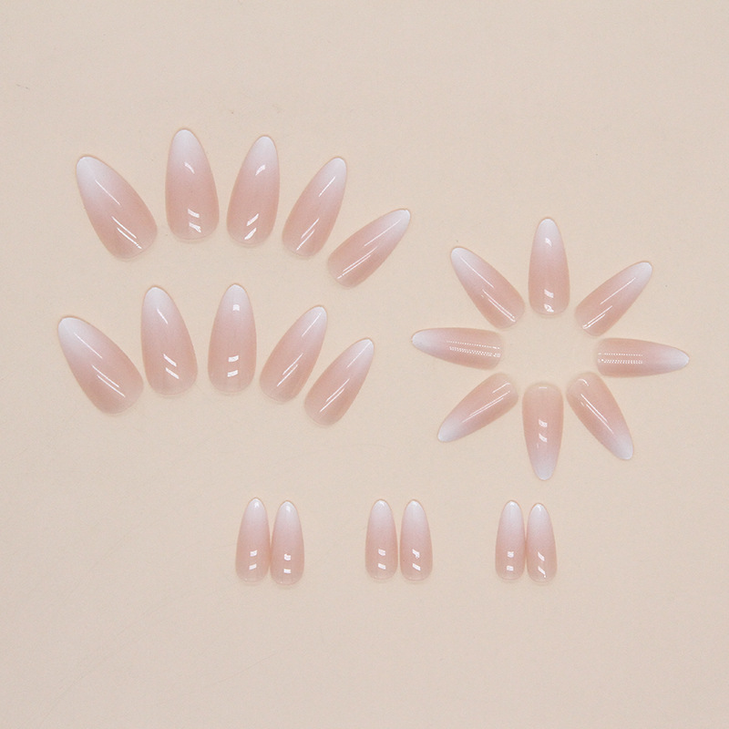 Minimaliste Pure Desire Amélioration progressive de la mode Faux ongles doux et doux, pointes d'ongles à texture unique_voghion.com
