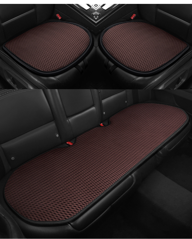 Car Seat Cushion Honeycomb Cushion Single Piece Summer Car Seat Cushion Three-Piece Set Sandwich Breathable Cooling Pad Ventilated Cooling Pad