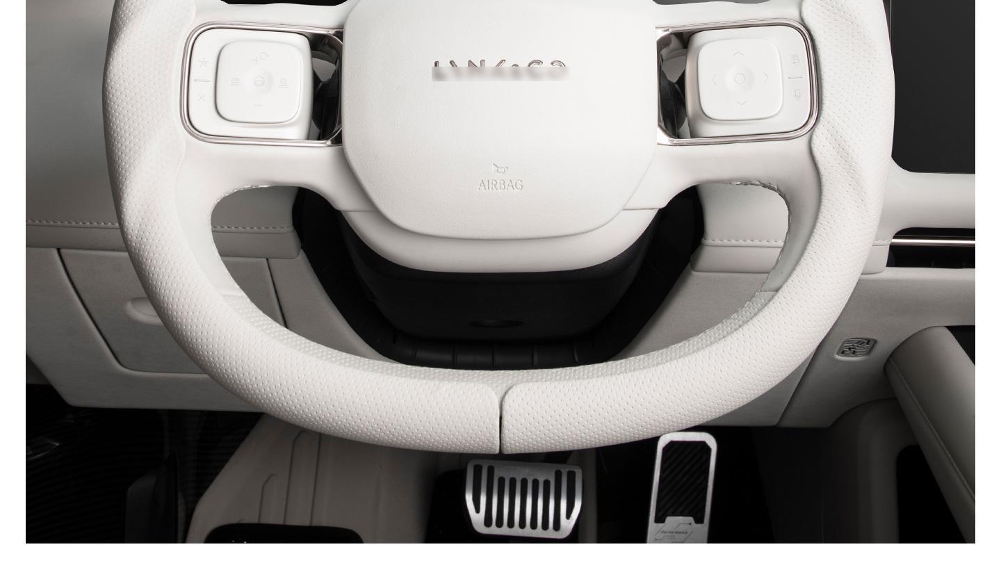 Suitable for Lynk & Co 900 Special Car Model, Three-Section Full-Cover Steering Wheel Cover, Car Handle Cover, Universal Accessory for All Seasons