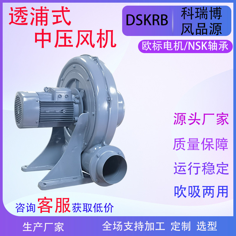 CX-125A燃烧机助燃风机2.2KW中压铝壳离心鼓风机CX-125耐高温风机