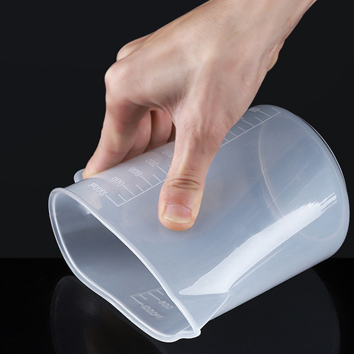 Pinxian cross-border wholesale PP measuring cup plastic transparent anti-fall and pressure-resistant cup with scale kitchen baking milk tea tools
