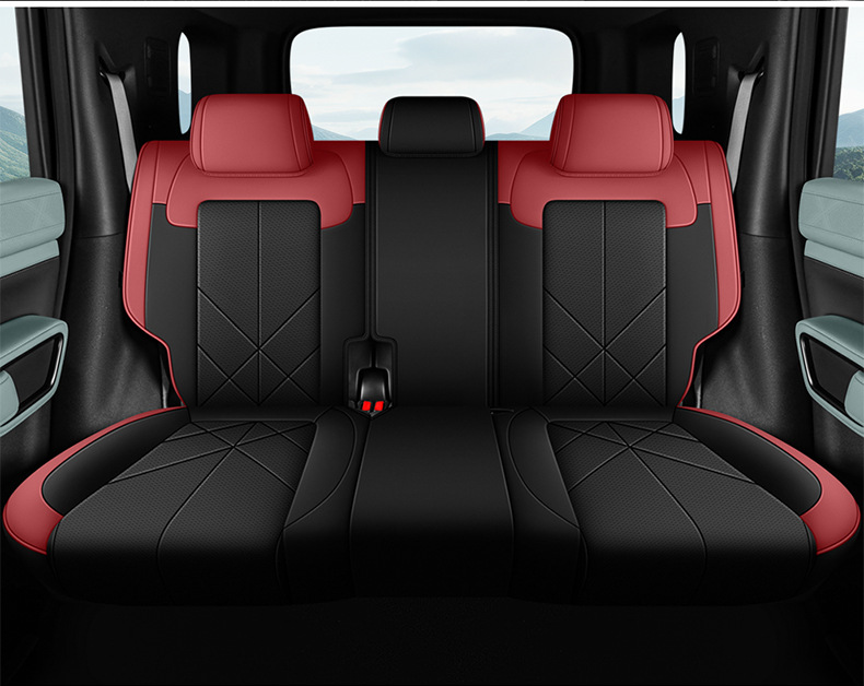 Equation Leopard 5 Car Seat Cushion, Special Car-Specific Full-Cover Seat Cover, Cute Seat Cover, Universal Leather Seat Cover for All Seasons