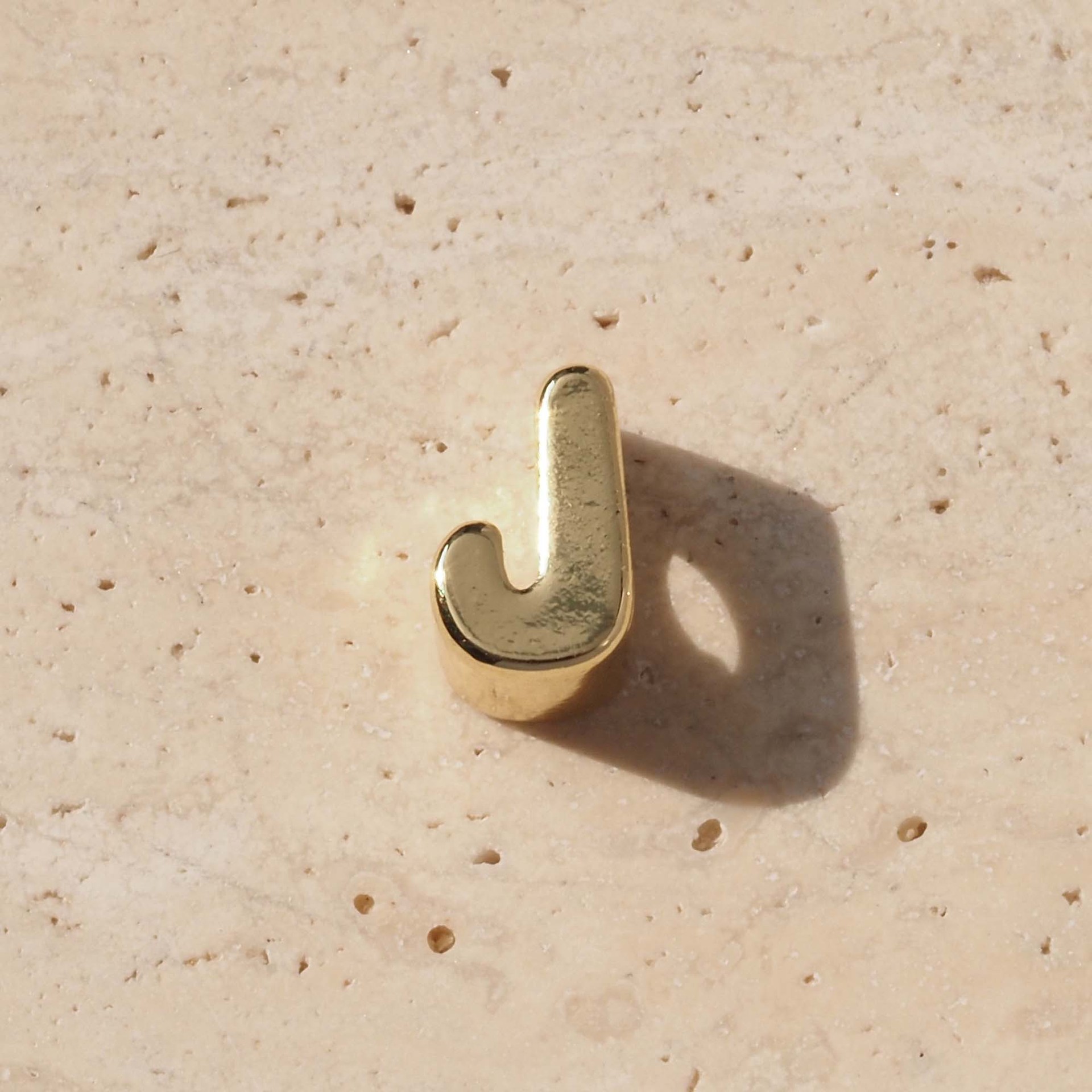 Gold Plated Initial Letter Pendant Necklace Simple Diy Jewelry_voghion.com