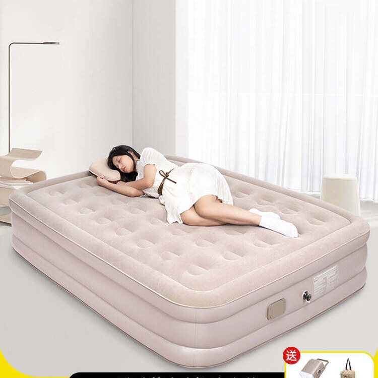 Inflatable Mattress for Home Use, Fully Automatic Air Mattress, Outdoor Tent Inflatable Bed, Portable Single Sleeping Pad for Camping