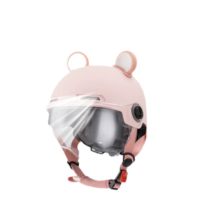 Motosiklet kaskı (dəbilqə): with Bear Ears, Safety Helmet for