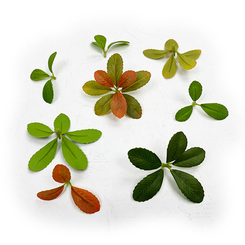 Artificial Island Spring Leaves Green Plants Fake Leaves Dead Branches Decoration Fake Single Piece Island Spring Leaves Photography Props Leaves