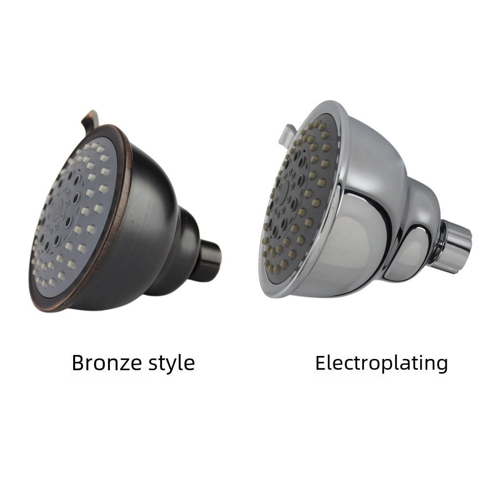 CUPC Foreign Trade American 4 -inch five -function electroplating bronze rain leaching small nozzle shower bath hotel