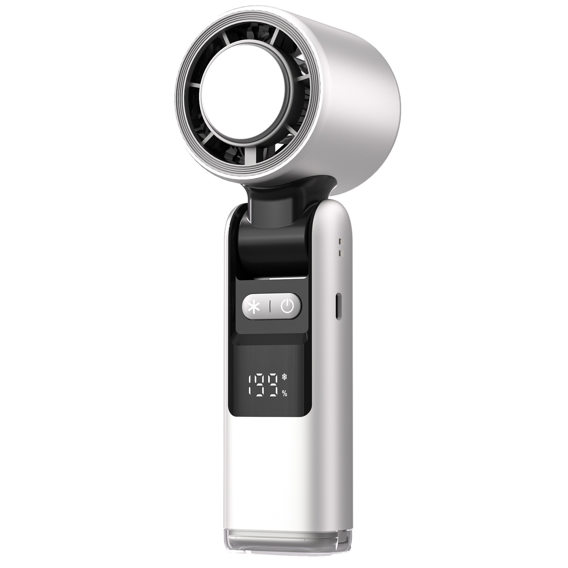 Mini Ventilador de Mano Portátil 5 Velocidades de ABS Recargable USB Silencioso para Escritorio y Dormitorio image 20