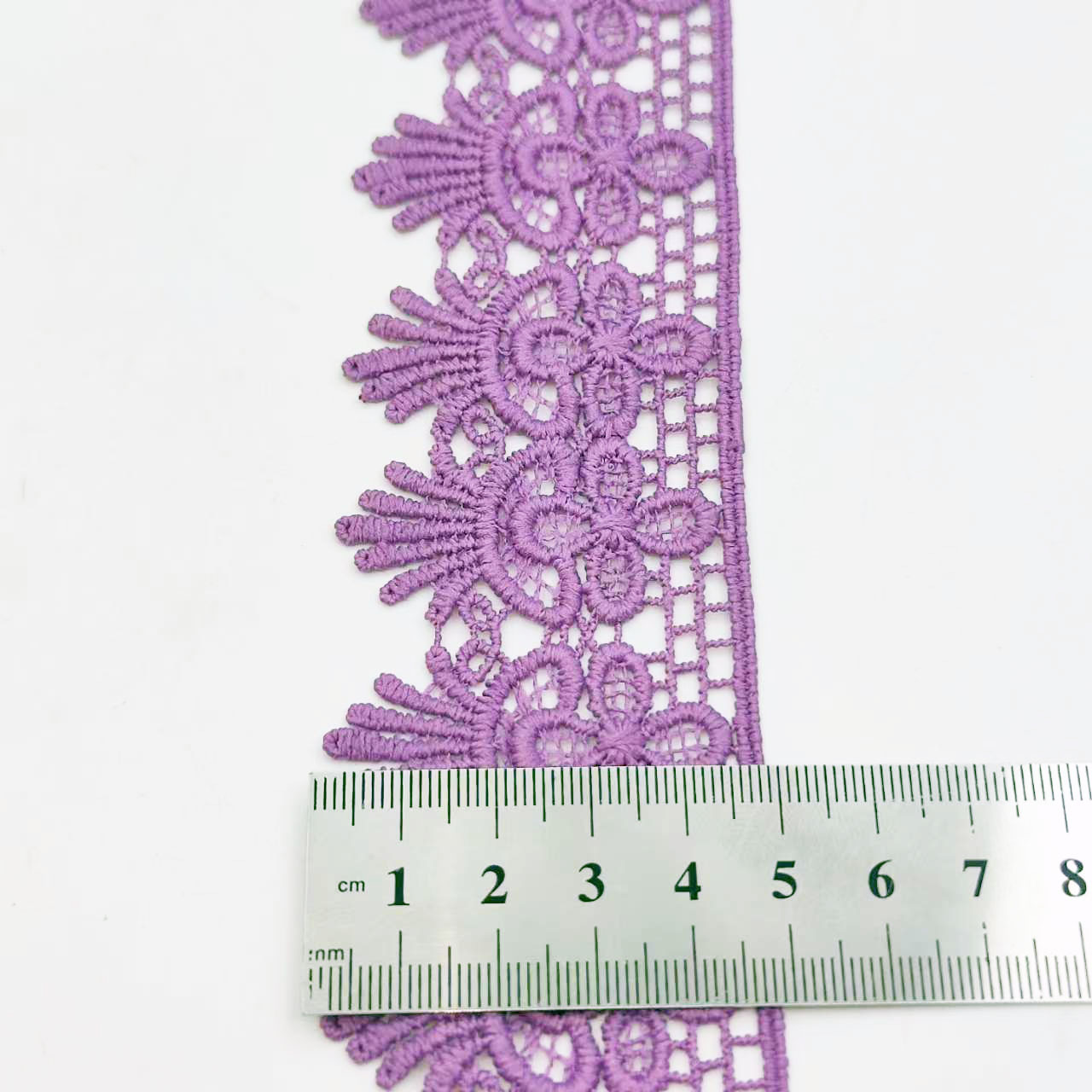 5cm de ancho bordado de encaje soluble en agua hueco tridimensional ropa falda de encaje accesorios en stock