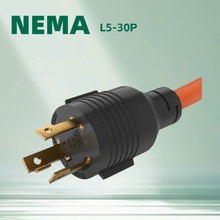 廠家供應美國電源插頭線美標SJTOOW美式L5-30P自鎖電源線線纜