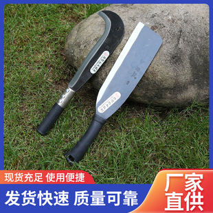 Chopping dual-purpose firewood cutter iron handle firewood machete hook sickle factory wholesale and retail garden goose head knife