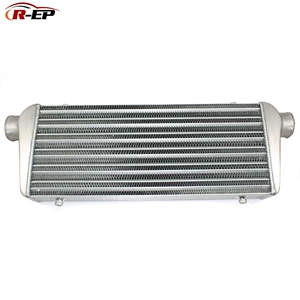 Universal avtomobil interkuler 440X225X58Mm alüminium boru tipli turbo soyuducu