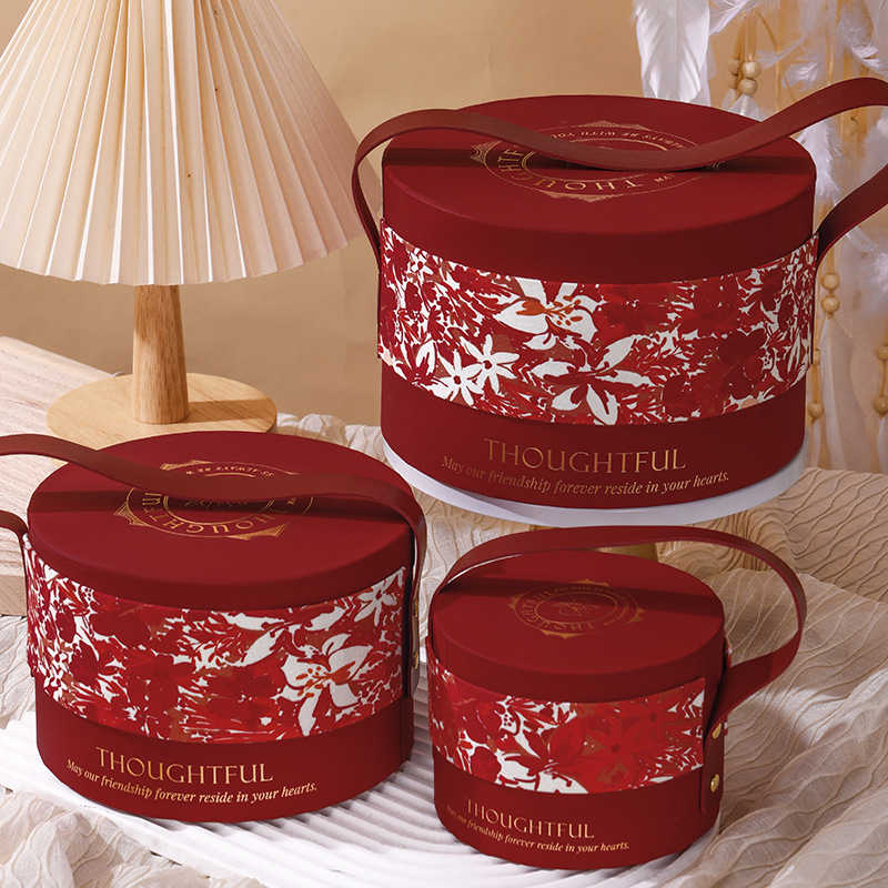 2025新款伴手礼礼盒高级感结婚伴娘喜糖盒繁花似锦手提盒礼物盒