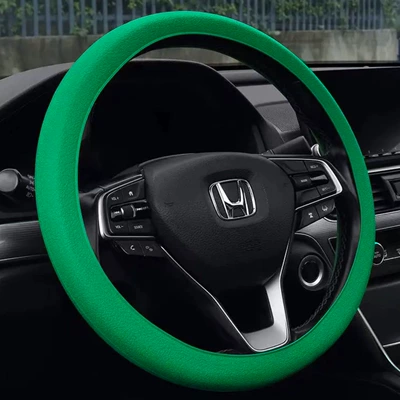 Steering wheel cover – Steering Wheel Cover Car Accessories - dark-green-130g-applicable-to-32-47cm-steering-wheels
