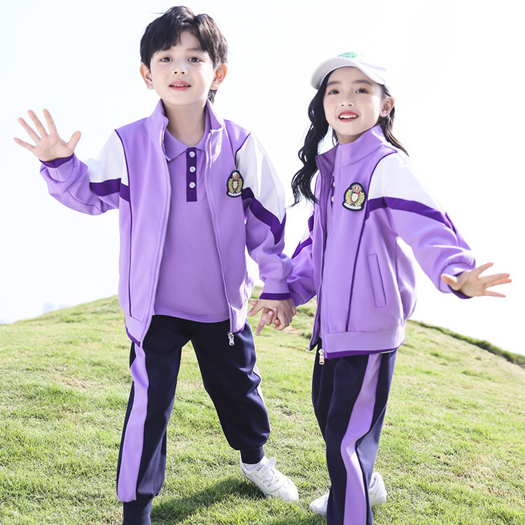 Preschool uniform spring summer autumn winter set class uniform primary school uniform teacher sports uniform three-piece set Children's Day June