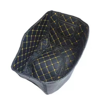Suitable for Qianjiang Hong Atx250 Seat Cushion Pad, 250 Seat Inner Lining Pad, Protective Pad, Waterproof Shock-Absorbing Modification Parts (Motorcycle cushion) - black-gold