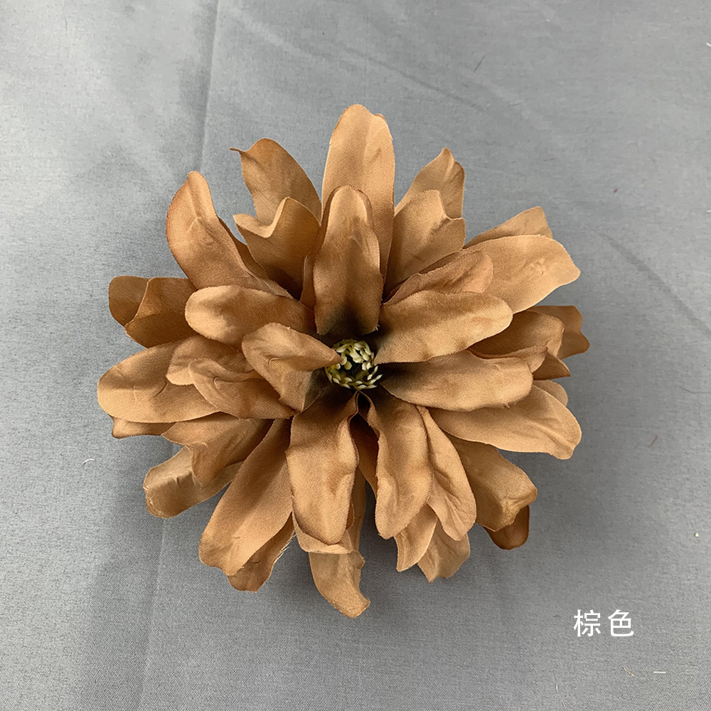 Simulación de flores de orquídea 14cm diámetro de orquídea violeta material de lámpara de flores DIY flor de pared flor de flores falsas flores