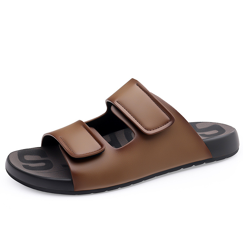 Nuevas sandalias de moda boutique transfronterizas para hombres, sandalias de calidad para interiores y exteriores, zapatos de playa transpirables casuales británicos