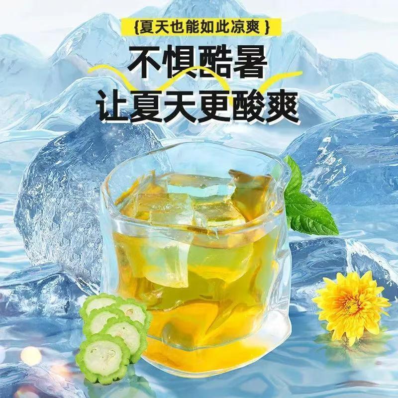 Summer Cooling Herbal Tea 150g Cold Brew Honeysuckle Mint Chrysanthemum Blend for Hot Weather Refreshment quality and texture
