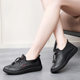 2023 New Old Beijing Cloth Shoes Women's Middle-aged and Elderly Mother Shoes Low Heeled Round Head Non-Slip-on Soft Sole Milk Shoes