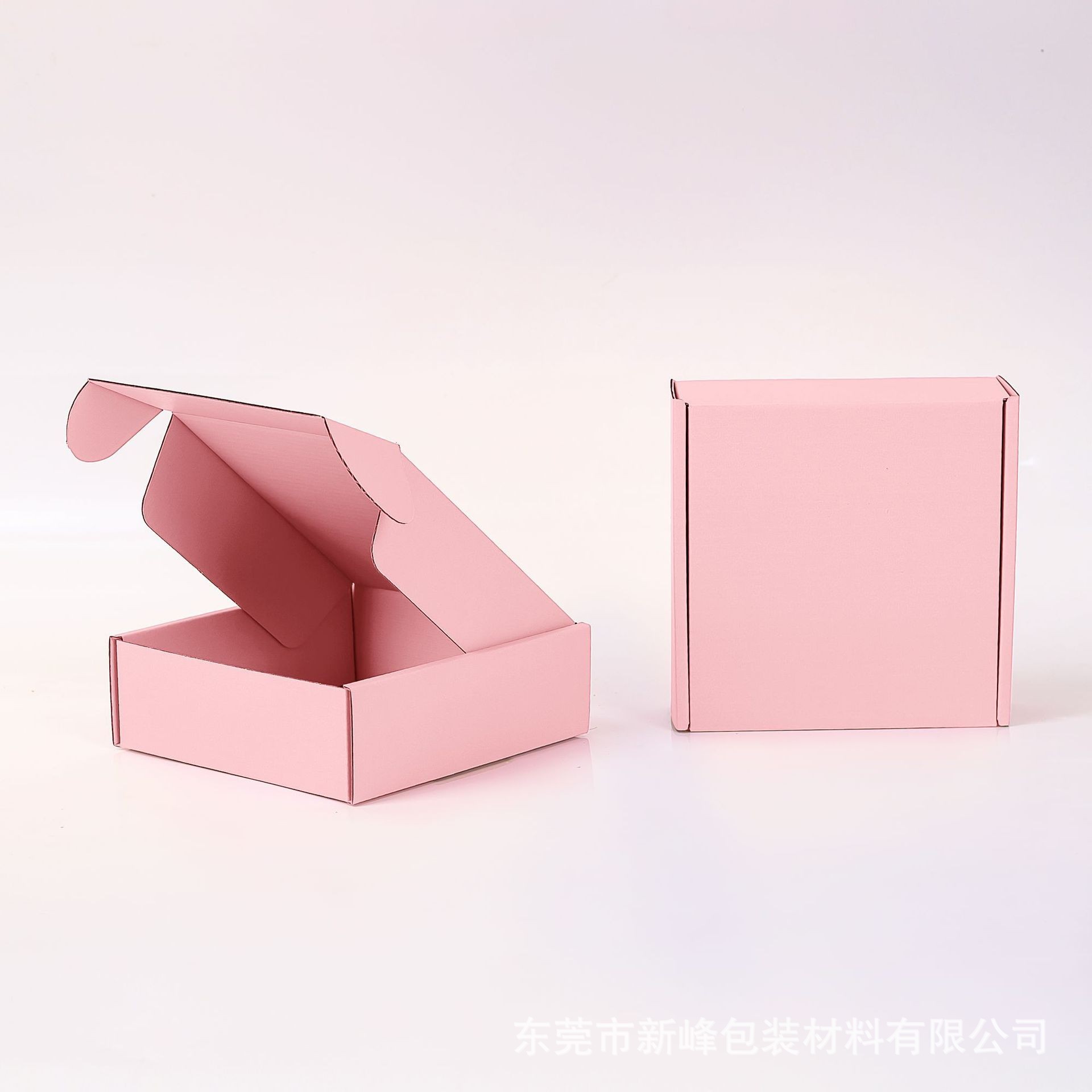 Xinfeng girl rosado caja de avión spot venta al por mayor caja de avión de color extra duro embalaje de ropa caja de avión rosa