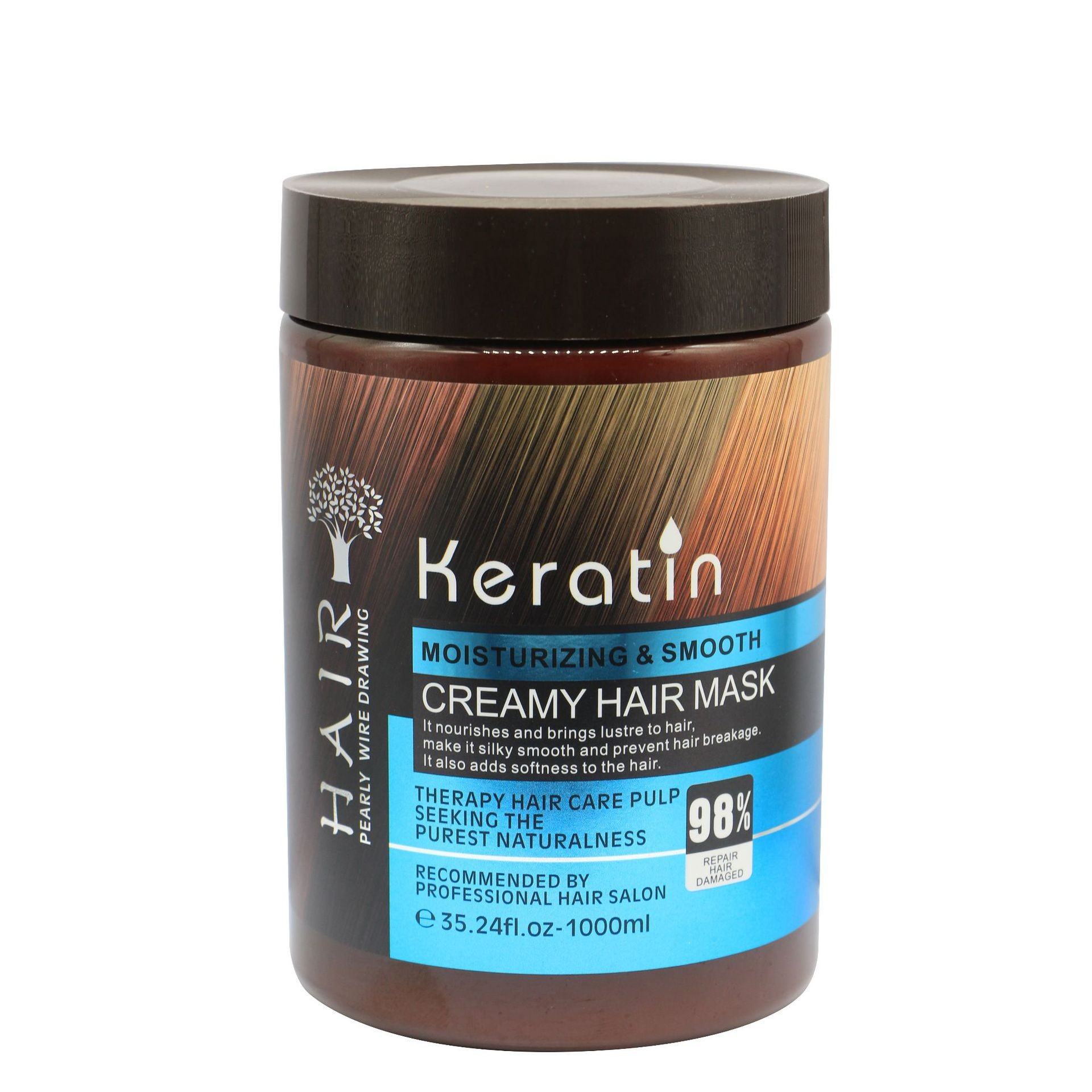 Comercio exterior Arganoil Cuidado Keratin Juego de cuidado de queratina Champú marroquí Acondicionador Mascarilla para el cabello