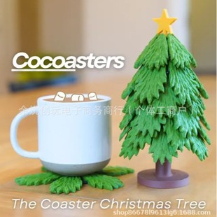 Cross Border Cocoasters The Christmas Tree Coaster Set Christmas Tree Coaster suit