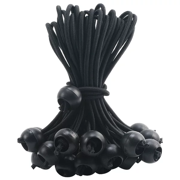 Outdoor camping canopy tent fixed storage elastic rope plastic ball elastic rope strapping storage elastic ball rope