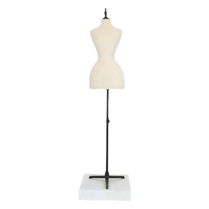 Maniquí de Medio Cuerpo Femenino para Tienda de Ropa, Maniquí de Talla Grande con Cintura Delgada para Exhibición en Vitrina, Muñeca para Vestidos de Novia