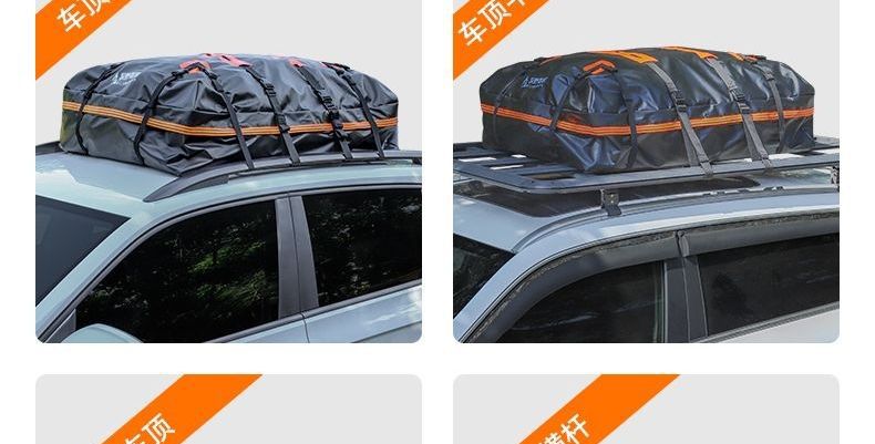 Roof bag, SUV roof bag, rainproof and waterproof roof bag, car luggage rack luggage bag, new rainproof model