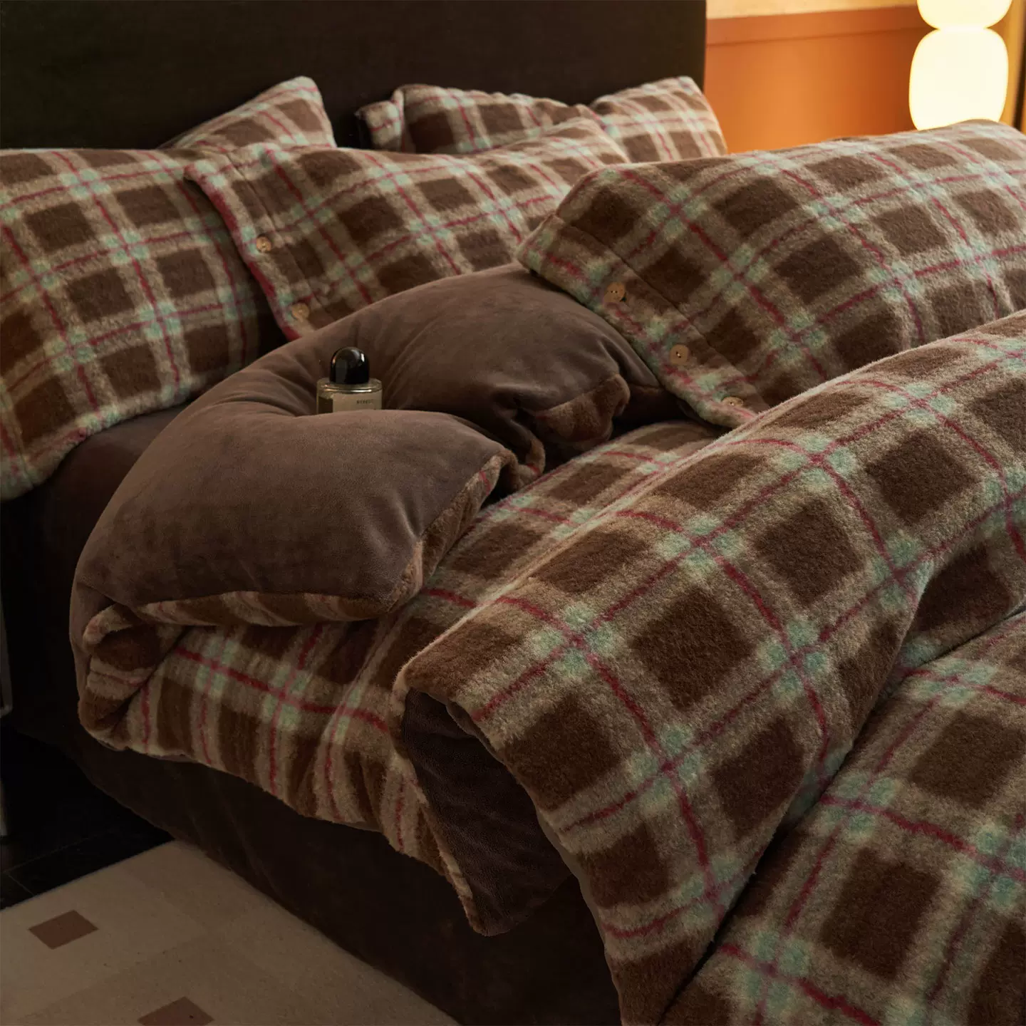 冬季保暖羊驼绒加厚牛奶绒四件套珊瑚绒床单被罩套三件套床上用品