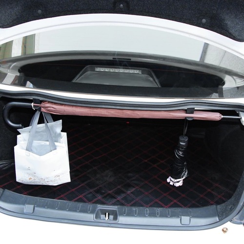 In-car hook behind car seat trunk fishing rod umbrella towel holder multi-functional car storage rack