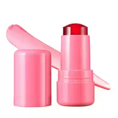 Neutral No Logo Jelly Blush Stick 2-in-1 Lip and Cheek Tint Clear Lip Stain Lip Gloss Stick