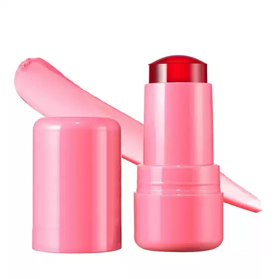 Neutral No Logo Jelly Blush Stick 2-in-1 Lip and Cheek Tint Clear Lip Stain Lip Gloss Stick