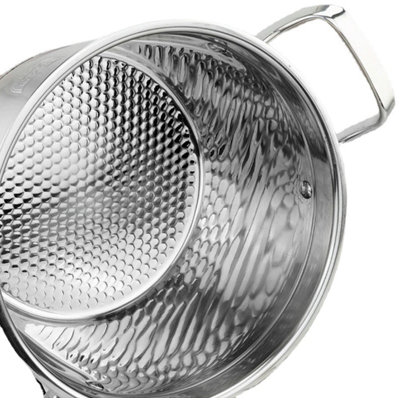 Milk Pot 304 Stainless Steel Cooker Home Elert Stewing Gas Electromagnetic Cooker General Cooking Soup Stewed Pot Decoction Soup Pot